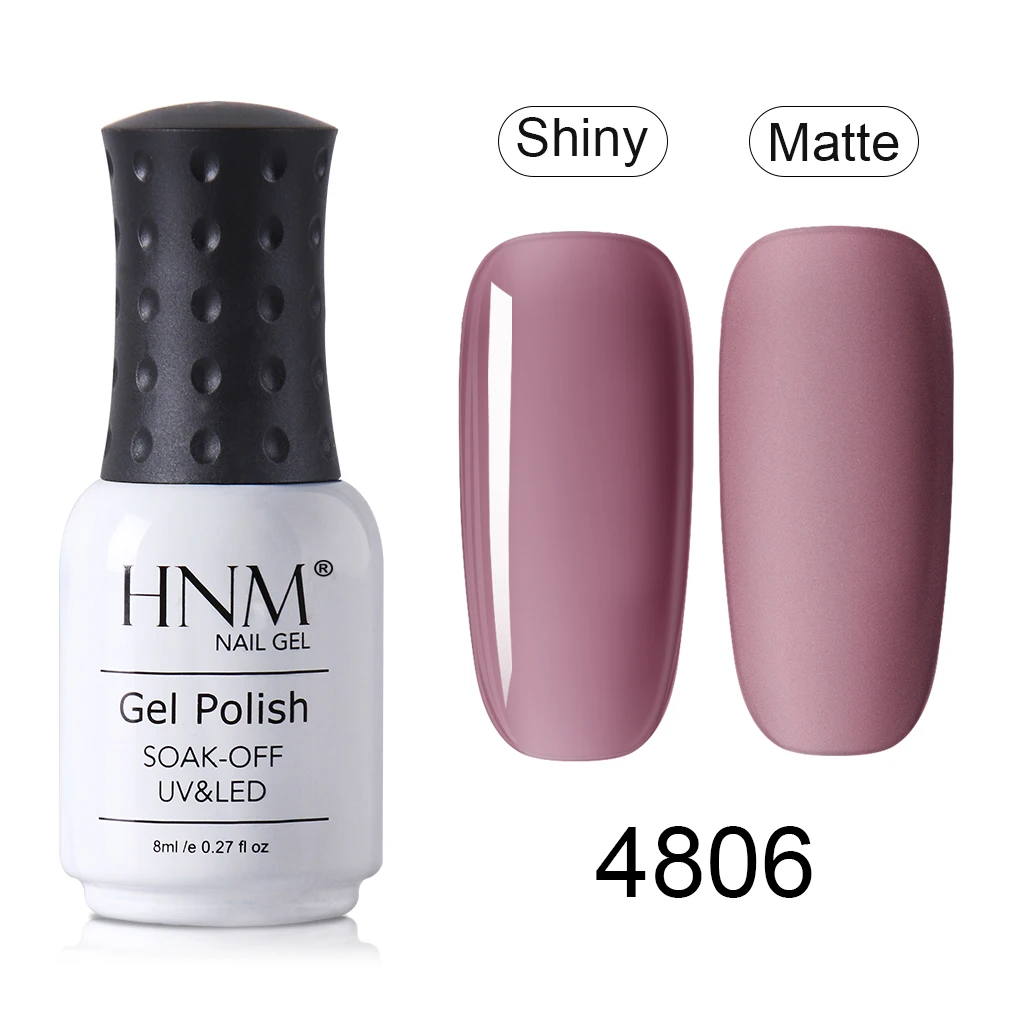 4806 HNM, новинка, 8 мл, французский обнаженный УФ-гель для ногтей Narl Art Soak Off, гибридный лак, светодиодный, Полуперманентная краска, лаковая эмаль - Цвет: 4806