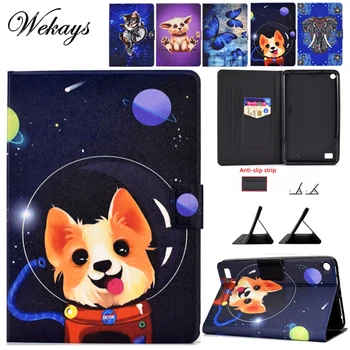 

Cover For Amazon Fire 7 2017 2015 Cartoon Dog Leather Fundas Case For Coque Amazon Kindle Fire 7 Fire7 2015 2017 7.0 Cover Cases