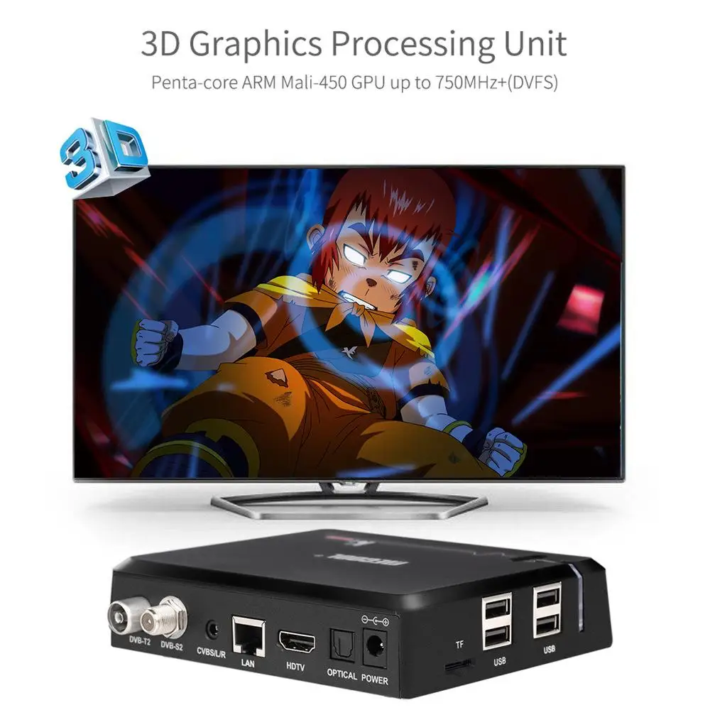 MECOOL KI Pro smart tv приставка Android DVB T2/C S905D DDR4 2,4G/5G WiFi H.265 HD 4K DVB S2 приставка медиаплеер pk kii pro