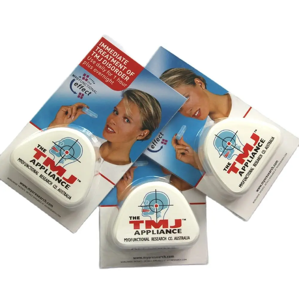 TMJ Intraoral trainer appliance relief of TMJ disorderMRC orthodontic brace TMJMyobrace TMJ