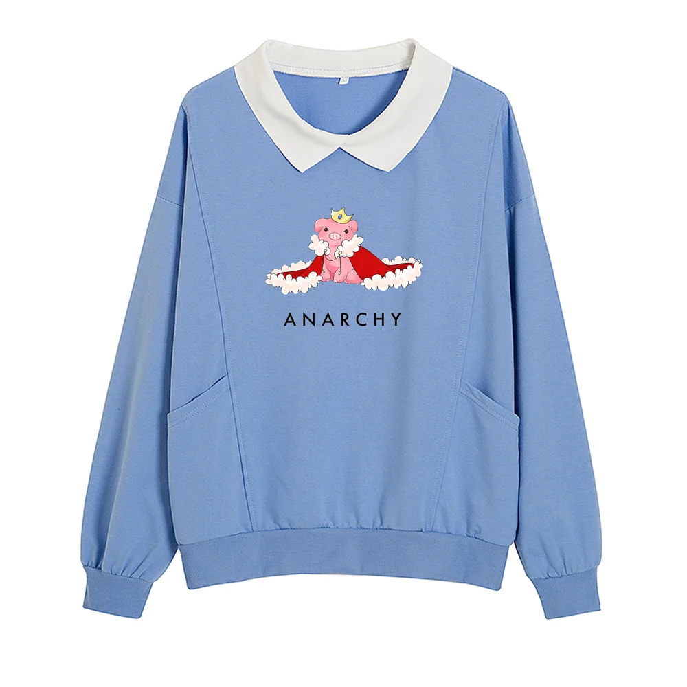 90s Aesthetic Cute Pig Hoodie Cotton 