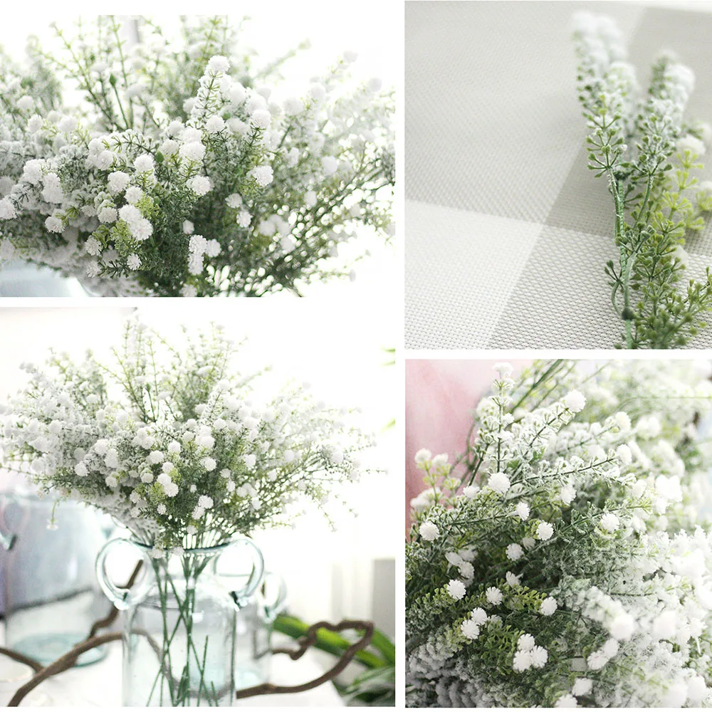Искусственные Gypsophila Детские дыхательные поддельные шелковые babysbreat цветы для дома Свадебные украшения