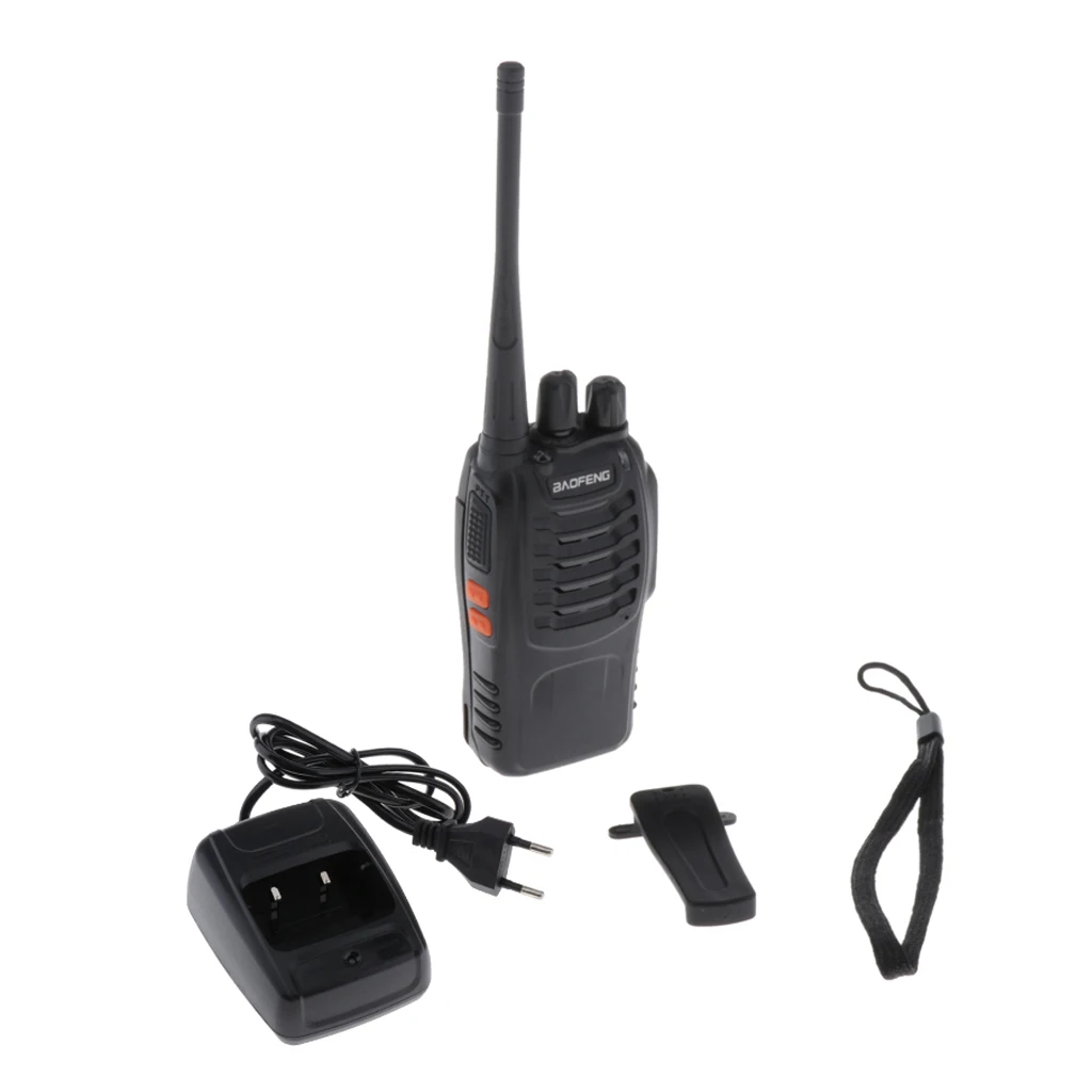 BF-888S Plus Walkie Talkie Высокая мощность 400-470 (МГц) радио большой диапазон UHF/VHF 2019 Новый