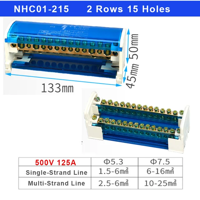 2 rows 15 holes