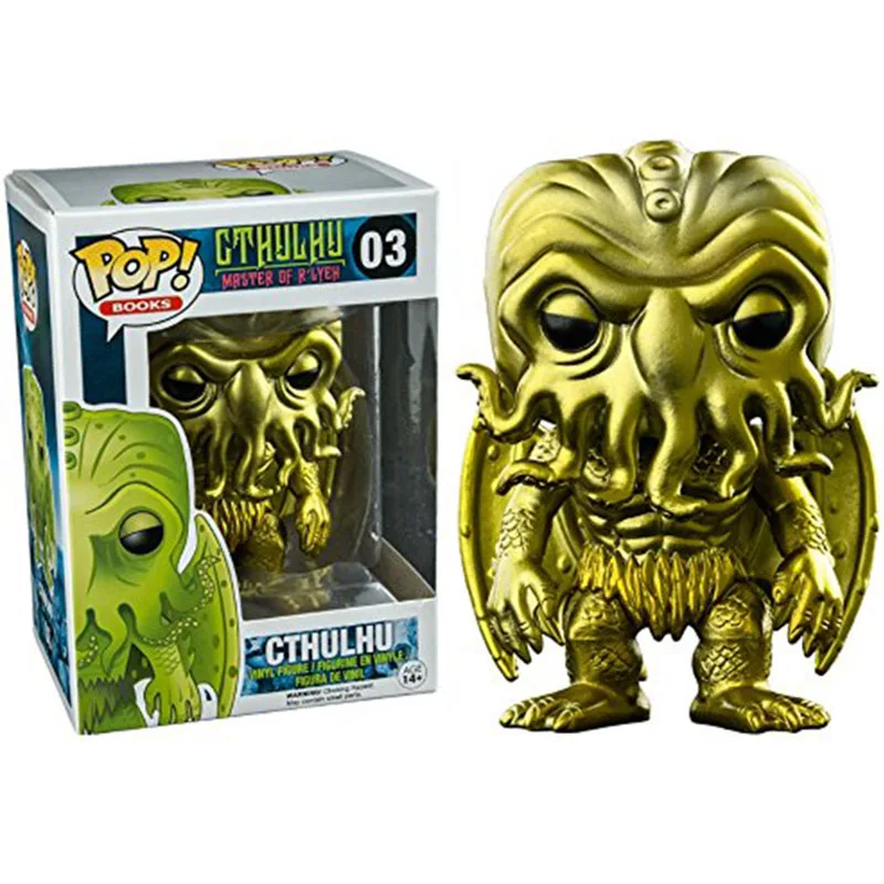 Funko Pop Great Cthulhu виниловые фигурки куклы игрушки Cthulhu Фигурки игрушки figma для детей подарки на день рождения Хэллоуин - Цвет: 03 with box 1