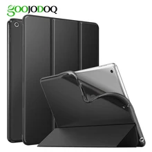 Чехол GOOJODOQ для iPad 10,2, силиконовый мягкий чехол для iPad, чехол 10,2 дюймов с функцией автоматического сна для iPad, чехол 7-го поколения