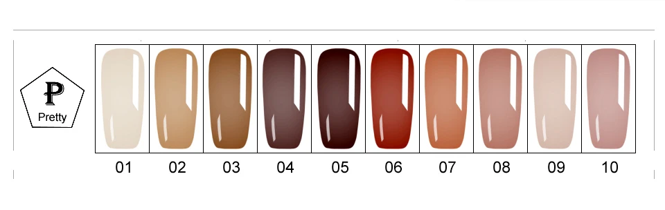 Набор лаков для маникюра Contigo Pretty Series, 10 цветов, Гель-лак для ногтей, УФ-лак, Полупостоянный светодиодный дизайн для ногтей
