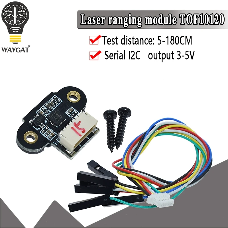 ToF10120 Laser Range Sensor Module 10-180cm Distance Sensor RS232 ...