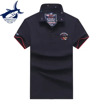 

Brand Men's Clothing Tace & Shark Polo Shirt Men 100% Cotton High Quality Embroidery 2020 Summer Tops Tees Fashion Business polo