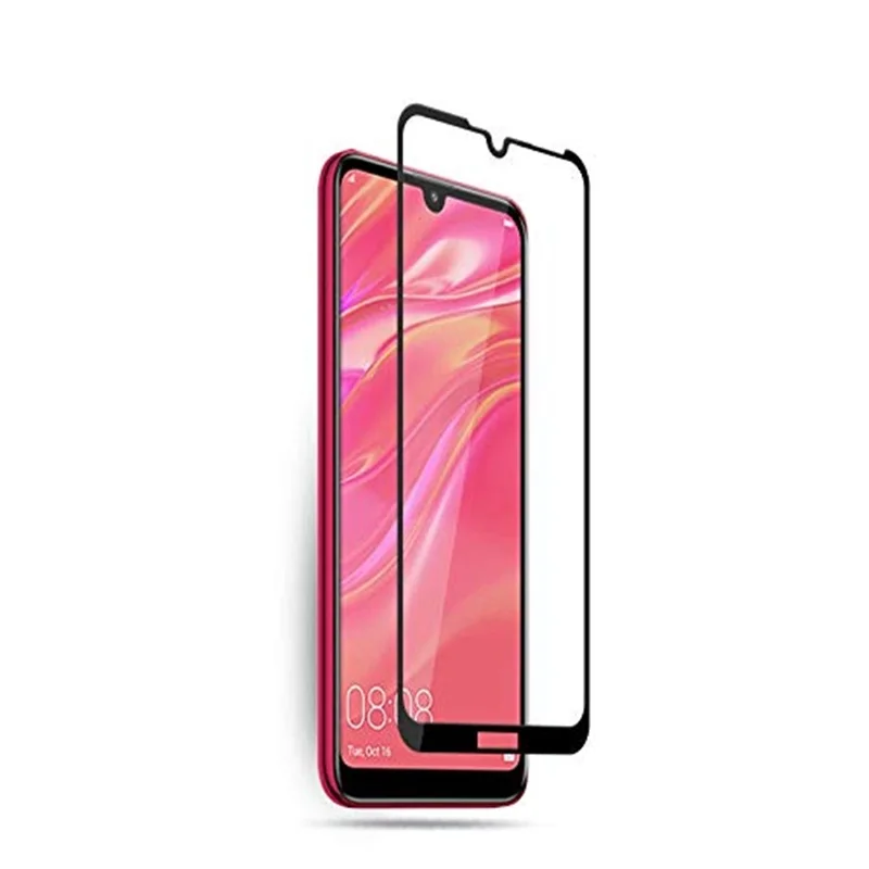 2.5D 9H твердость экрана протектор для стекла huawei Y7 2019 закаленное стекло стеклянная