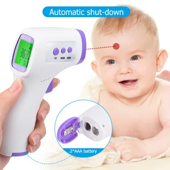 

IN STOCK!!Non-Contact Infrared IR Thermometer For Baby Adult Digital 3 Backlit LCD Termometro Infrarojo Termometro термометр