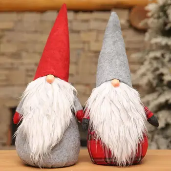 

Christmas Faceless Santa Doll Cartoon Pendant Decor Xmas Tree Desktop Ornaments 634E