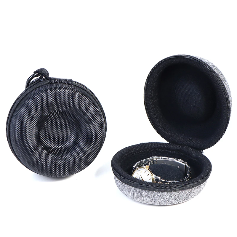 Single Watch Travel Case Zipper Storage Coin Bag For Smart Watch Wristwatch Box Waterproof Portable Storage Box