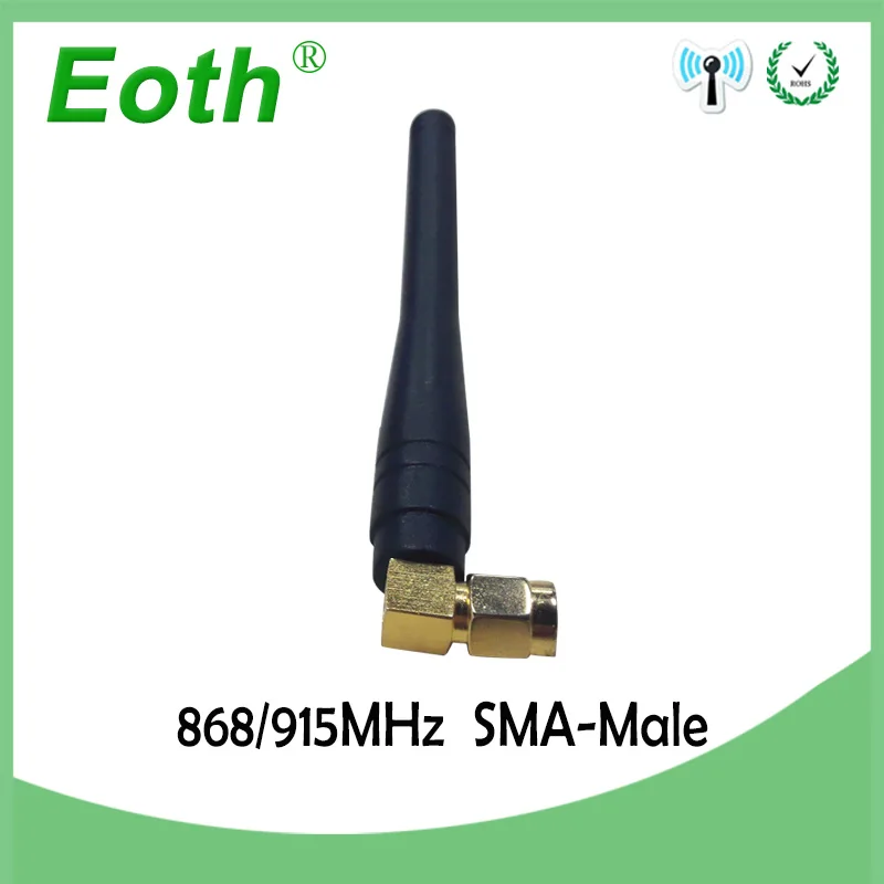 1pcs 868MHz 915MHz Antenna 3dbi SMA Male Connector GSM 915 MHz 868 IOT antena outdoor signal repeater antenne waterproof Lorawan