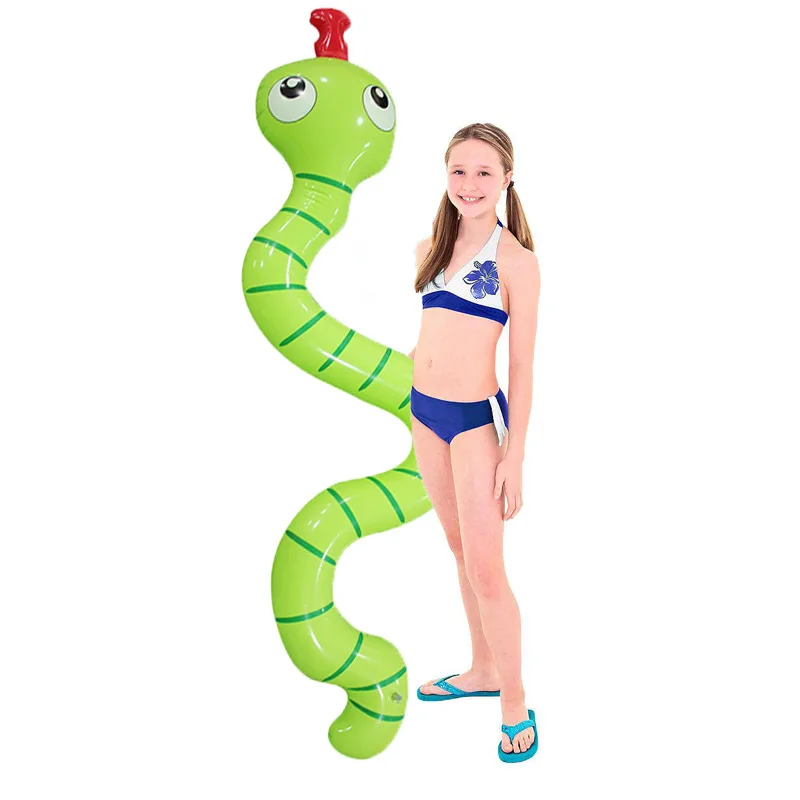 

Inflatable Snake-shaped Swimming Rod Children's Submersible Floating Rod Floating Water Pool Swimming Props Floating Rod