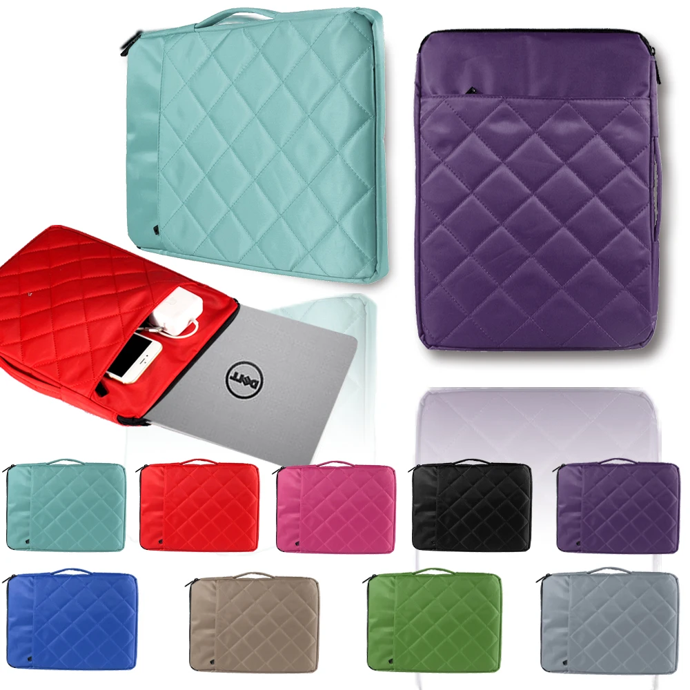 Solid Color Checkered Laptop Bag for Dell Latitude 5290/E5540/Venue 11