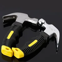 160mm Mini Claw Hammer High Carbon Steel Vehicle Safety Hammers Emergency Tool Multifunctional Wood Nail Hammer Car Safety Tools 2