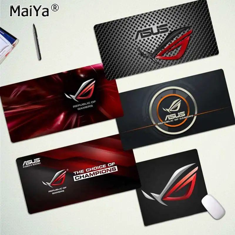 Игровой коврик для мыши Maiya на заказ ASUS с фиксирующим краем большой клавиатуры