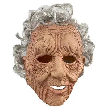 

Halloween Holiday Funny Mask Supersoft Old Man Adult Mask High Quality Realistic Silicone Masks Juguetes False mask Atmosphere