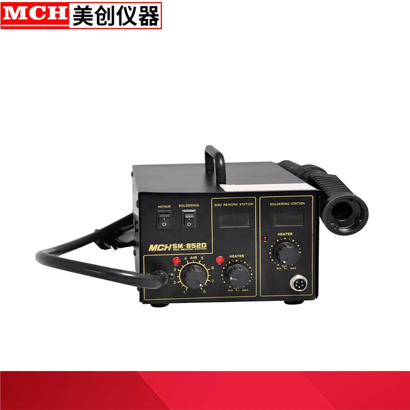 

2 In 1 Soldering Station Rework Station Repair Welding Machine Soldering Iron Set PCB Desoldering Tool SM-852D