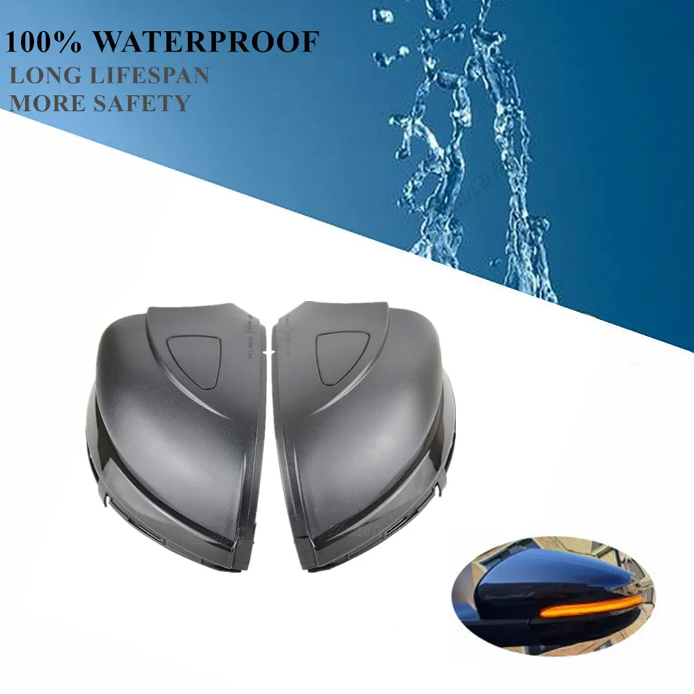 

Dynamic Blinker LED Mirror Indicator Sequential Turn Signal Light For Volkswagen Golf MK6 GTI 6 R line VI R20 Touran GTD