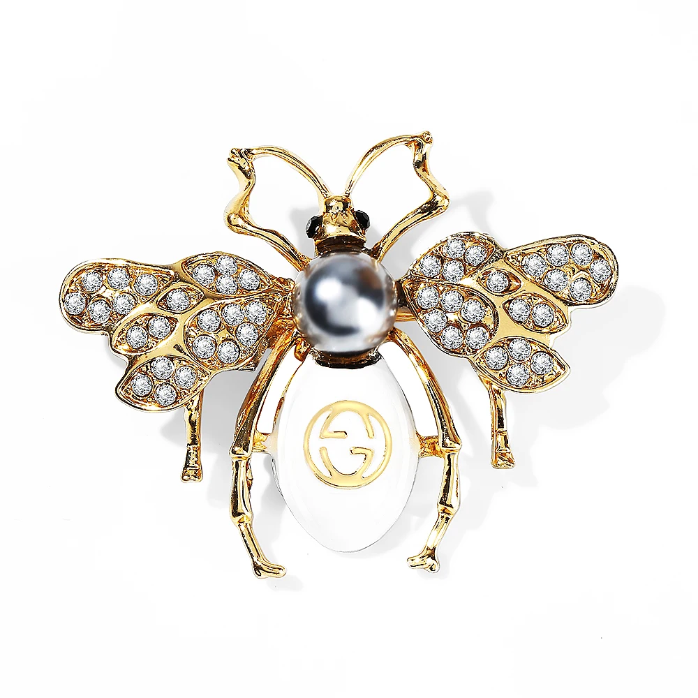 Goat-Brooch Frog Bee-Broche-Pin Gift-Color Butterfly Friend Women Party Antique Animal