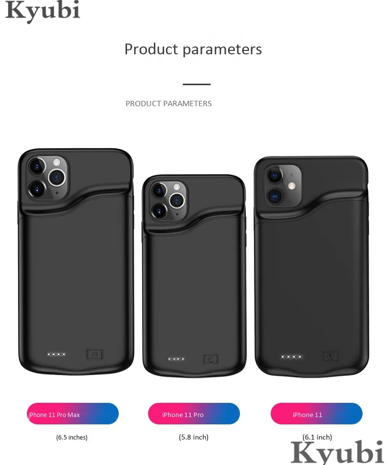 6000 мА/ч внешний аудио чехол для зарядного устройства для iphone 11 Pro Max портативный мягкий силиконовый Аккумулятор для зарядки для iphone 11 Pro 11