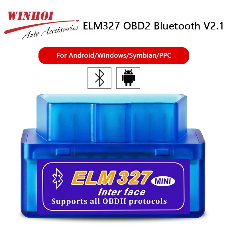 ELM327 Bluetooth OBD2 V2.1 считыватель кодов Авто сканер автомобилей диагностический