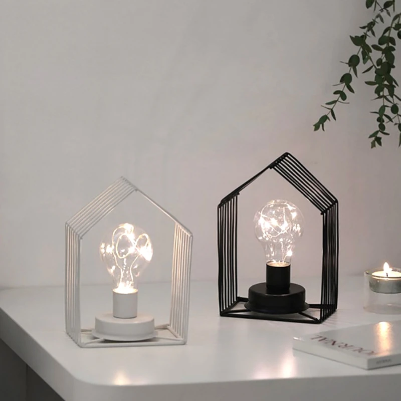 Винтажная лампочка USB Led Настольная лампа цветная железная декоративная настольная лампа для спальни прикроватная настольная лампа для чтения офисная настольная лампа