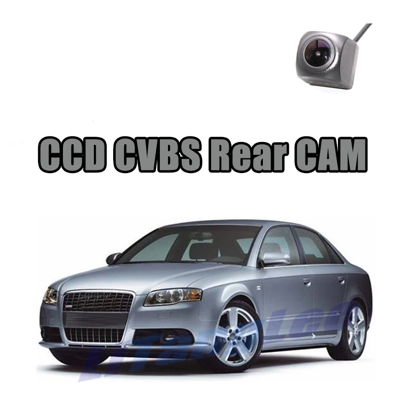 

Автомобильная камера заднего вида CCD CVBS 720P для Audi A4 S4 RS4 2001 ~ 2008 обратное ночное видение Водонепроницаемая парковочная резервная камера