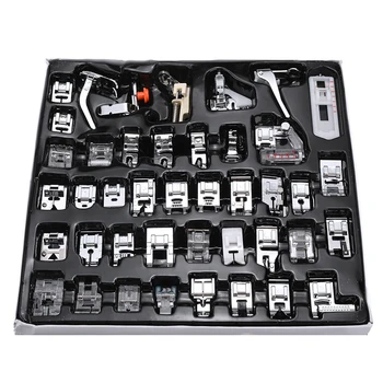

42pcs/set Sewing Machine Presser Foot Feet Tool Kit Sewing Machines Feet Kit Set With Box For Brother Singer Domestic