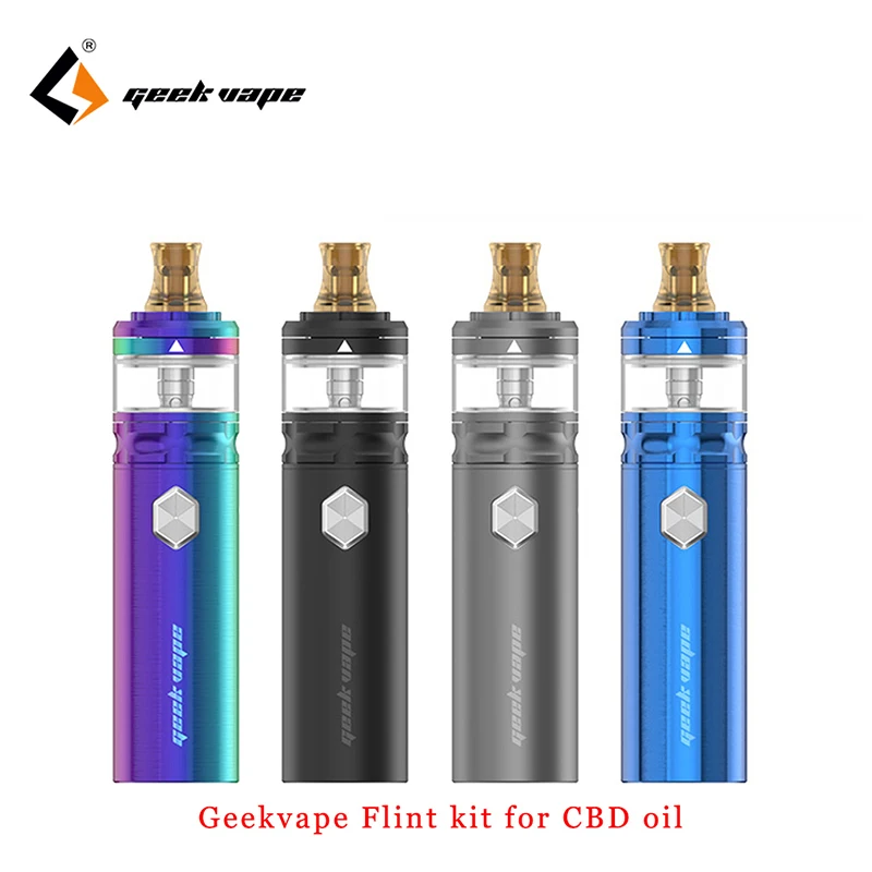 Большая распродажа Geekvape Flint 1000mAh Набор для КБР масла IPX5 водостойкий испаритель