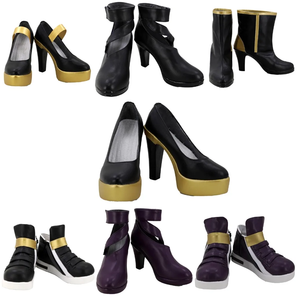 Game LOL KDA Kaisa Akali Evelynn Ahri Cosplay Boots Shoes Custom Made Any Size | Тематическая одежда и униформа