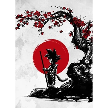 

DIY Painting By Numbers Anime Dragon Ball Z Frame Oil Coloring By Numbers Wall Art Canvas Picture Hand Painted Unique Gift Decor