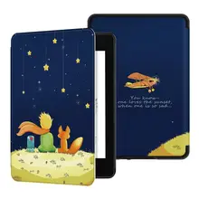 Étui en cuir PU pour tablette Amazon Kindle Paperwhite 4/3/2, housse intelligente, 2018