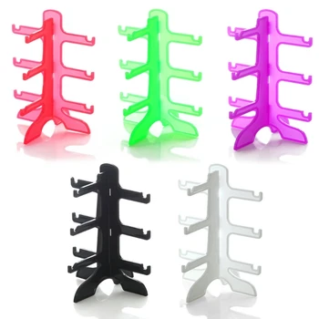 

Glasses Shelf Display Rack 3 Layers Sunglasses Plastic Show Stand Holder Counter N58F
