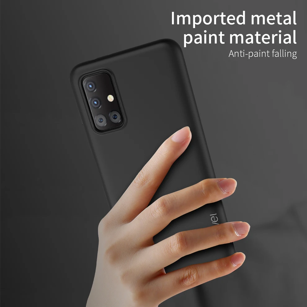 X Level силиконовый чехол для Samsung Galaxy A12 A42 A51 A71 матовый мягкий из силикона и ТПУ