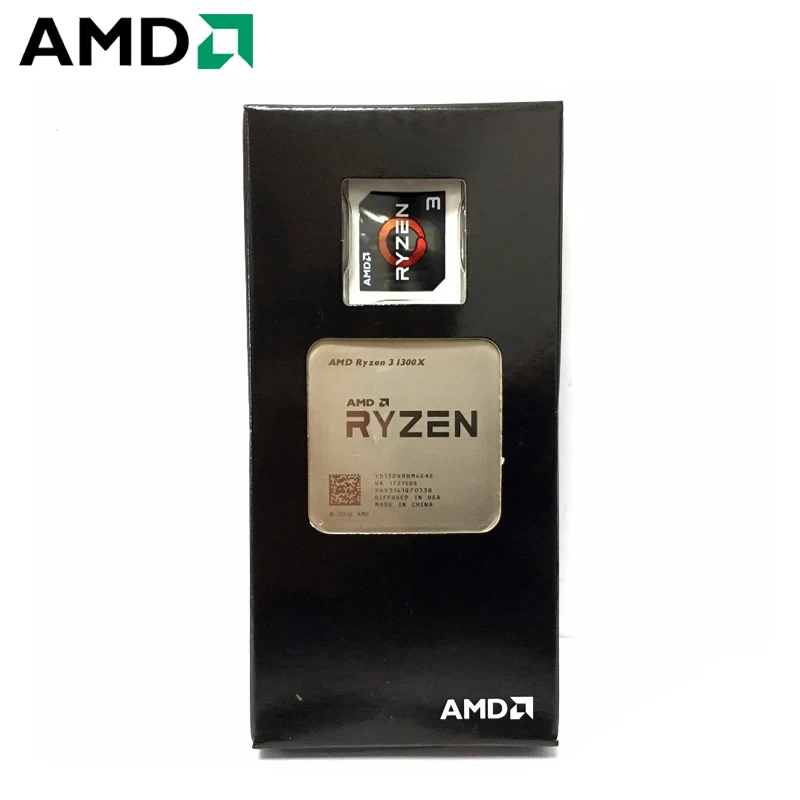 AMD Ryzen 3 1300X компьютер четырехъядерный процессор AM4 настольный процессор в штучной упаковке 65 Вт 3,5 ГГц разъем AM4