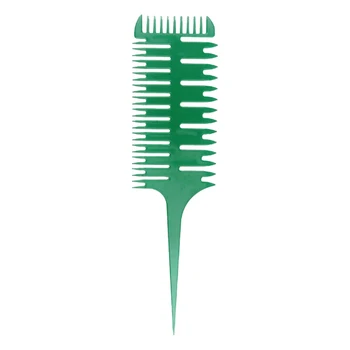 

Portable Plastic Three-Sided Styling Comb Anti-static Barber Shop Hair Dye Brush