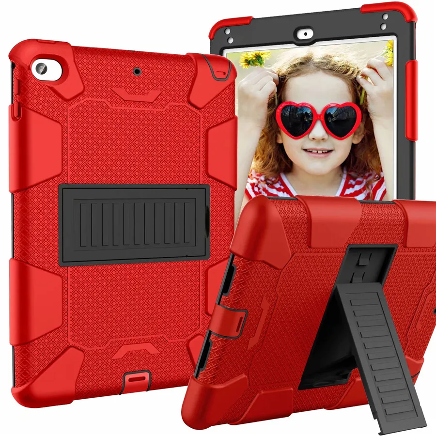Ударопрочный чехол для iPad Mini 5, чехол Mini 4 с подставкой, силиконовый ПК, полный корпус, прочный двойной слой, гибридный Чехол