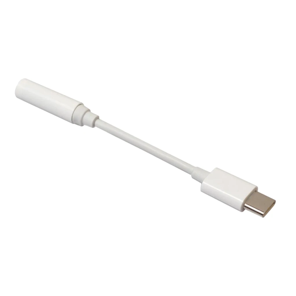 Адаптер для наушников type-C до 3,5 мм Usb аудиоразъем типа мама белый