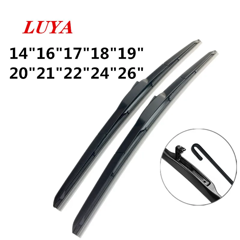 

Universal U-Type Wiper Blade Car windshield wiper14"16"17"18"19"20"21"22"24"26" U Hook Rubber Windscreen wiper