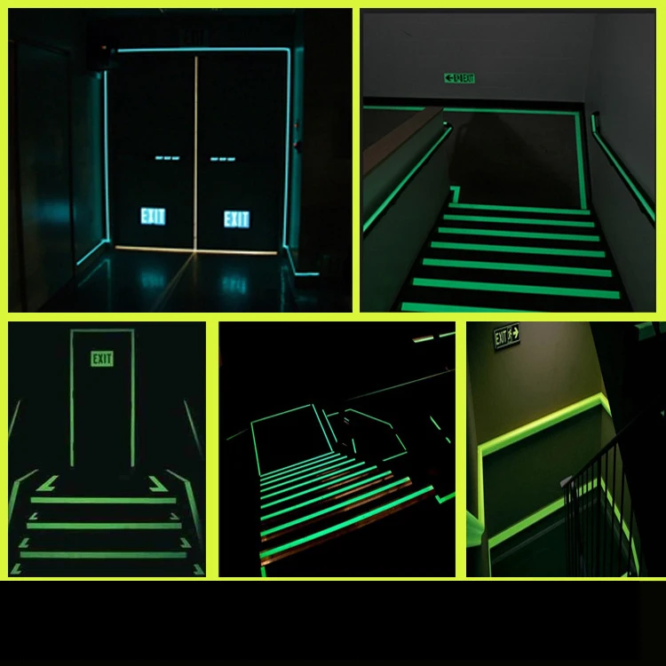 Светоотражающая светящаяся лента самоклеящаяся наклейка съемная