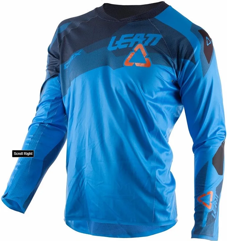 

MTB MX ATV Motocross Leatt DH Long Sleeve Summer Take Cross-country Motorcycle Riding Downhill Jersey mtb jersey motocross