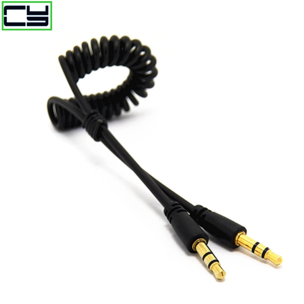 3.5mm Audio Cable 3.5 Jack Male to Aux Spring Headphone Code for Car Xiaomi redmi 5 plus Oneplus LG Samsung Ga | Электроника