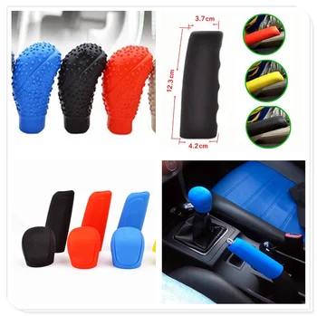 

Car rubber Shift Gear Knob Cover Handbrake for Opel Astra g/gtc/j/h Corsa Antara Meriva Zafira Insignia Mokka KX3 KX5