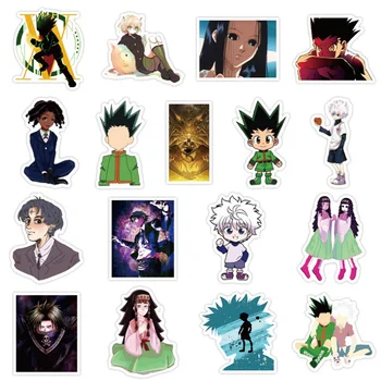 

50pcs/pack Cool Hunter x Hunter Anime Stickers Waterproof DIY Laptop Skateboard Luggage Cartoon Stickers Toy Decal For Children