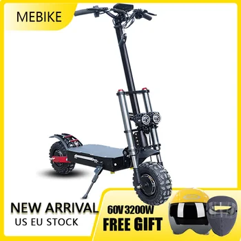 

Adult Electric Scooter Hydraulic Brake Max Range 90km 11inch off-road Tire WITH 26 Ah Battery Strong Power Electric Kick Scooter