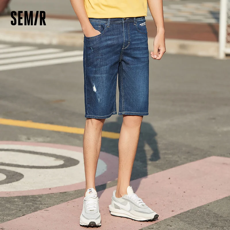 SEMIR Shorts Men 2021 Summer New Denim 