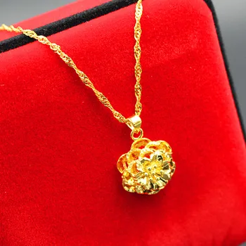 

gold jewelry necklace lady deserve to act the role of OuBi necklace a undertakes contracted han edition accessories